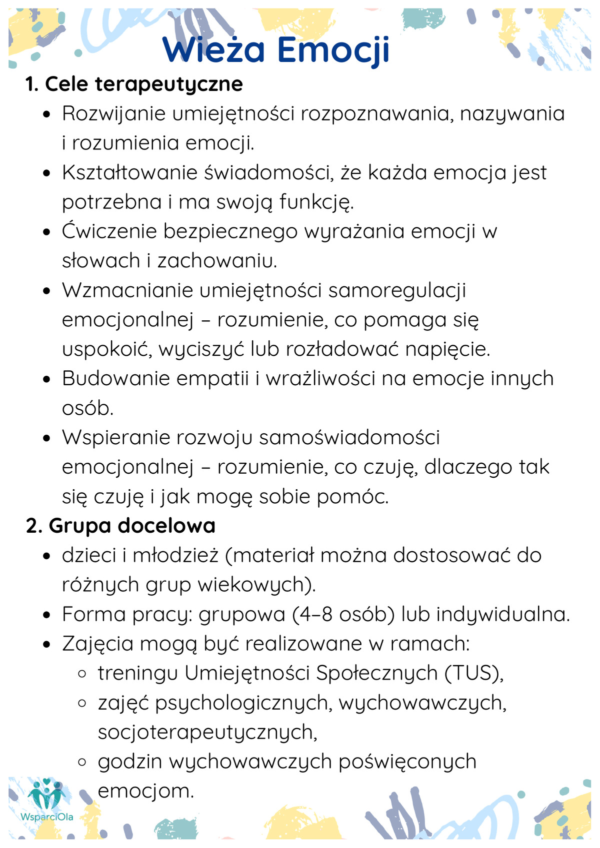 emocje cele emocje cele