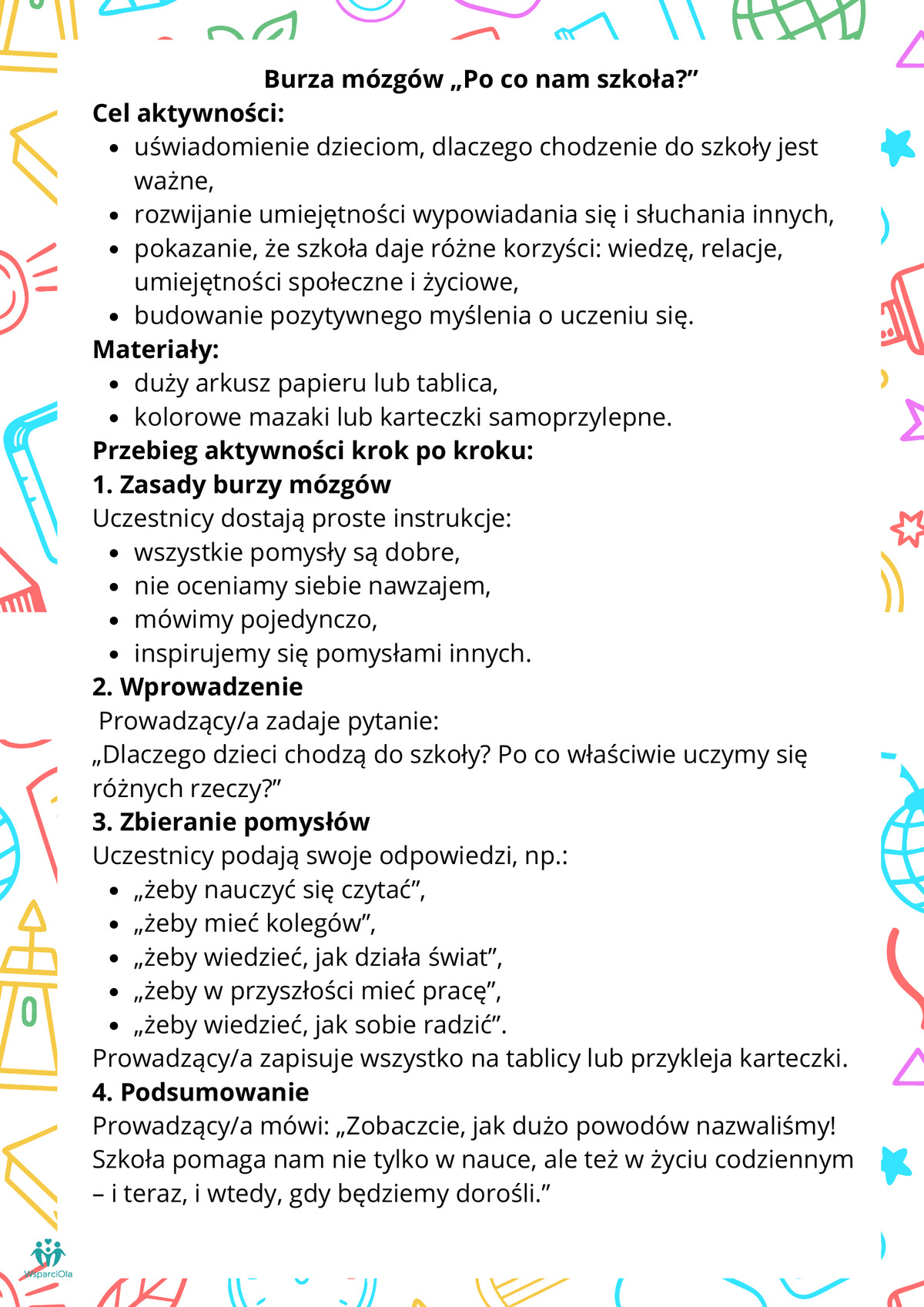 lekcje burza lekcje burza